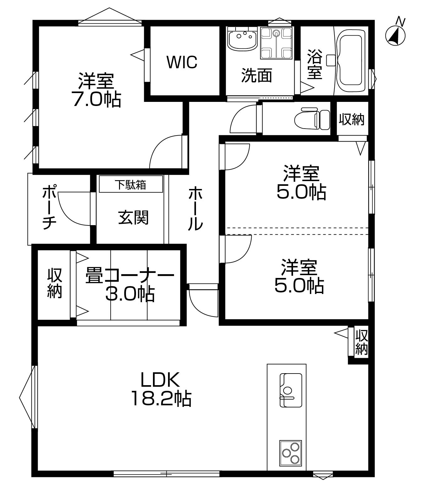 たつの市誉田町福田　新築平屋建